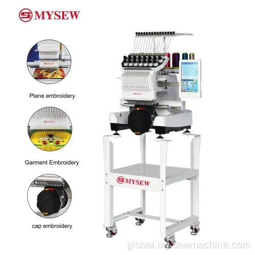 Single head embroidery machine New Commercial Embroidery Machine Factory